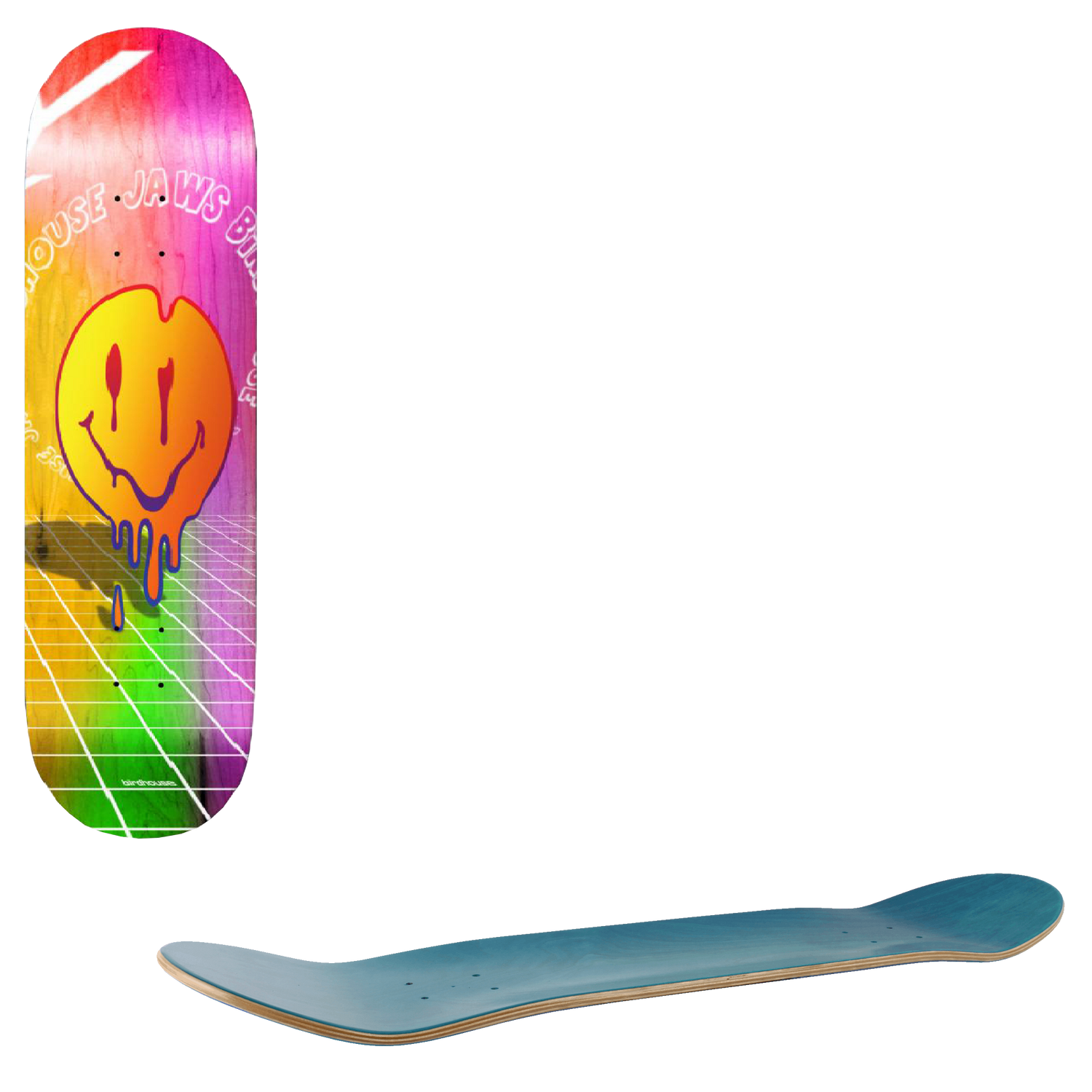 Birdhouse Jaws Ravers Pro Skateboard Deck - Multi 8.38"