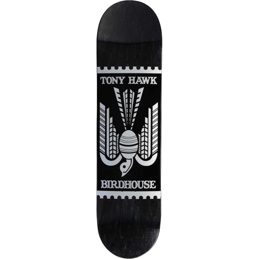 Birdhouse Pro Skateboard Deck - Hawk Stamp Black 8"