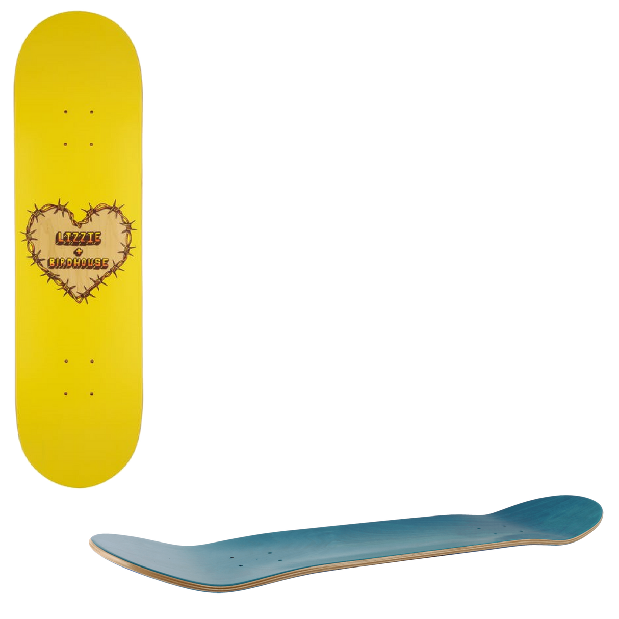 Birdhouse Heart Protection Pro Skateboard Deck - Armanto 8''