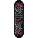 Birdhouse Rose Logo Skateboard Deck - Black 8.25'' 