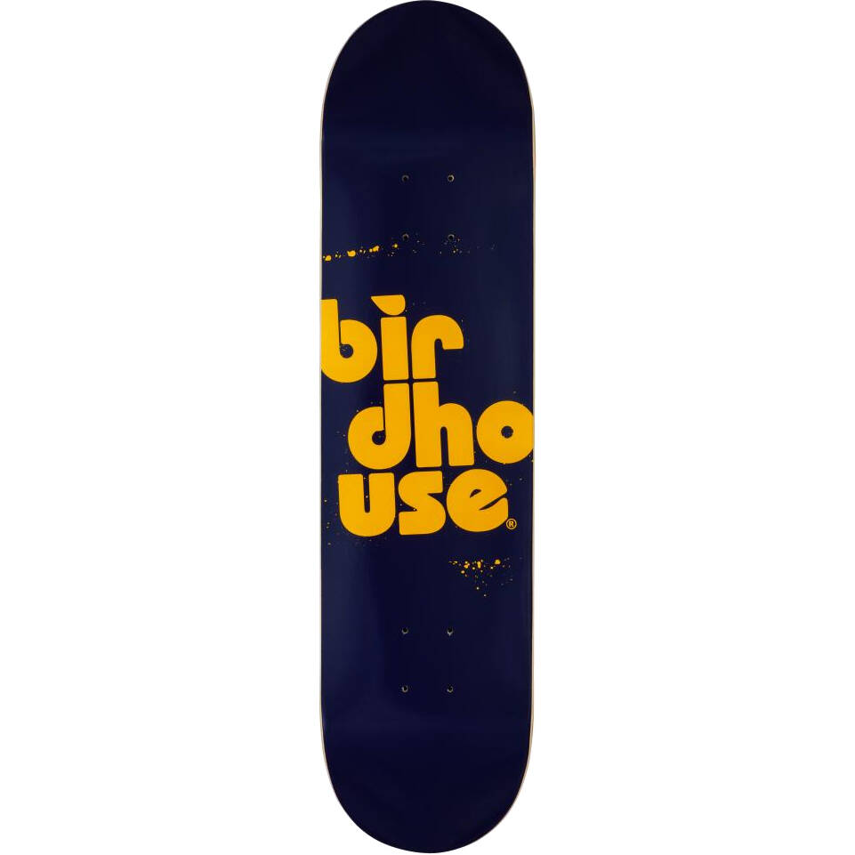 Birdhouse Stacked Spray Skateboard Deck - Navy 7.75''