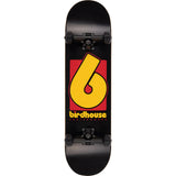 Birdhouse B Logo Custom Skateboard - Black/Red 8.25''