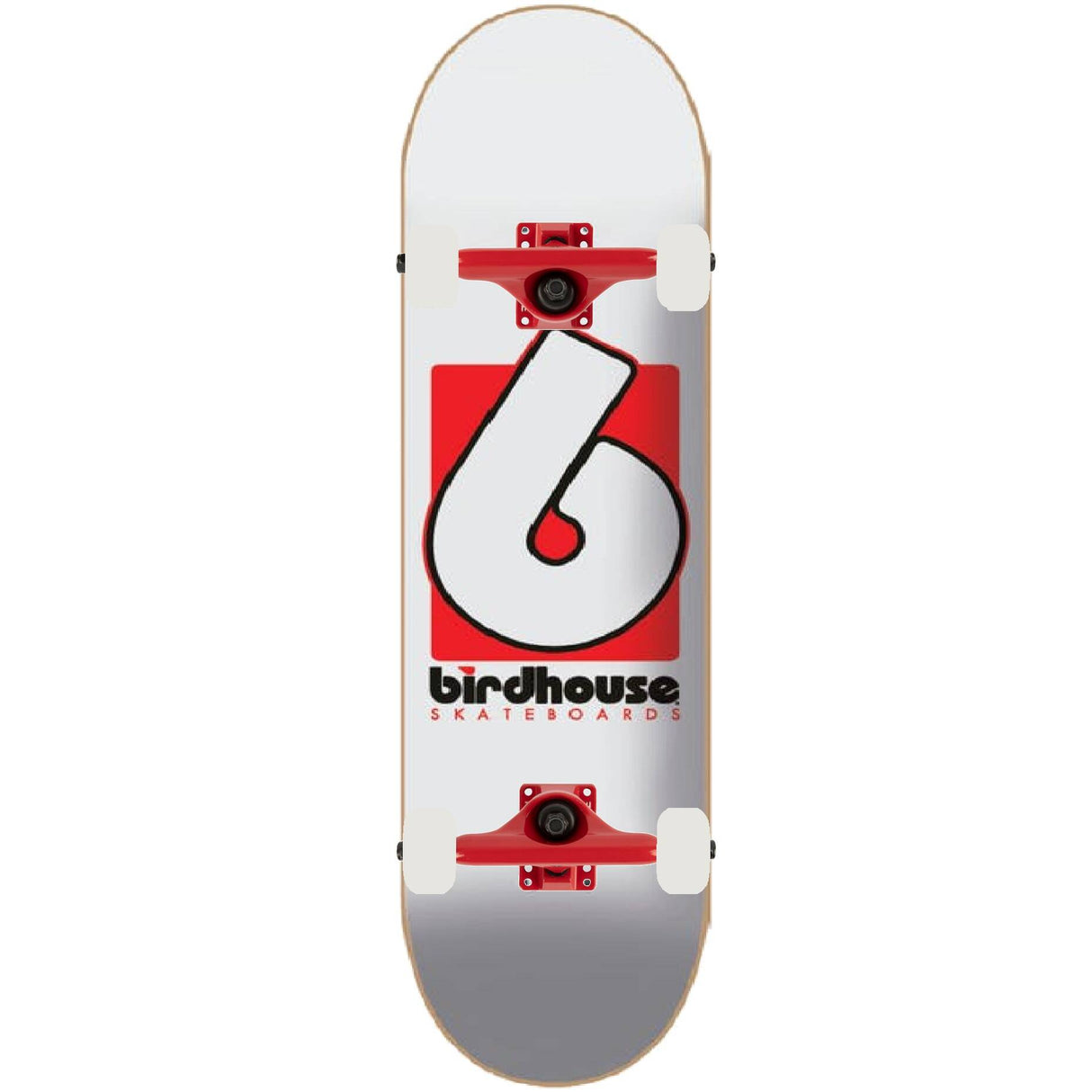 Birdhouse B Logo Custom Skateboard - White 8.5''