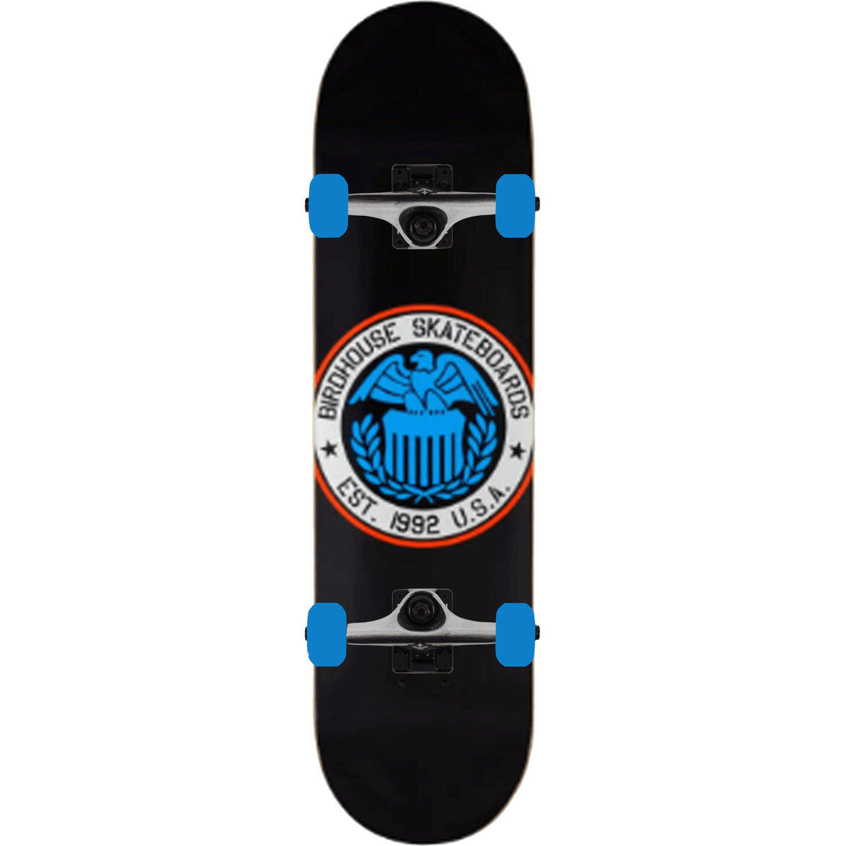 Birdhouse Eagle Logo Custom Skateboard - Black 8.25''