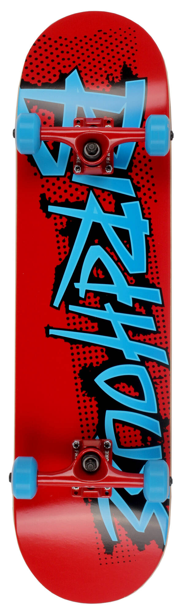 Birdhouse Splatter Logo Custom Skateboard - Red/Blue 8.25''