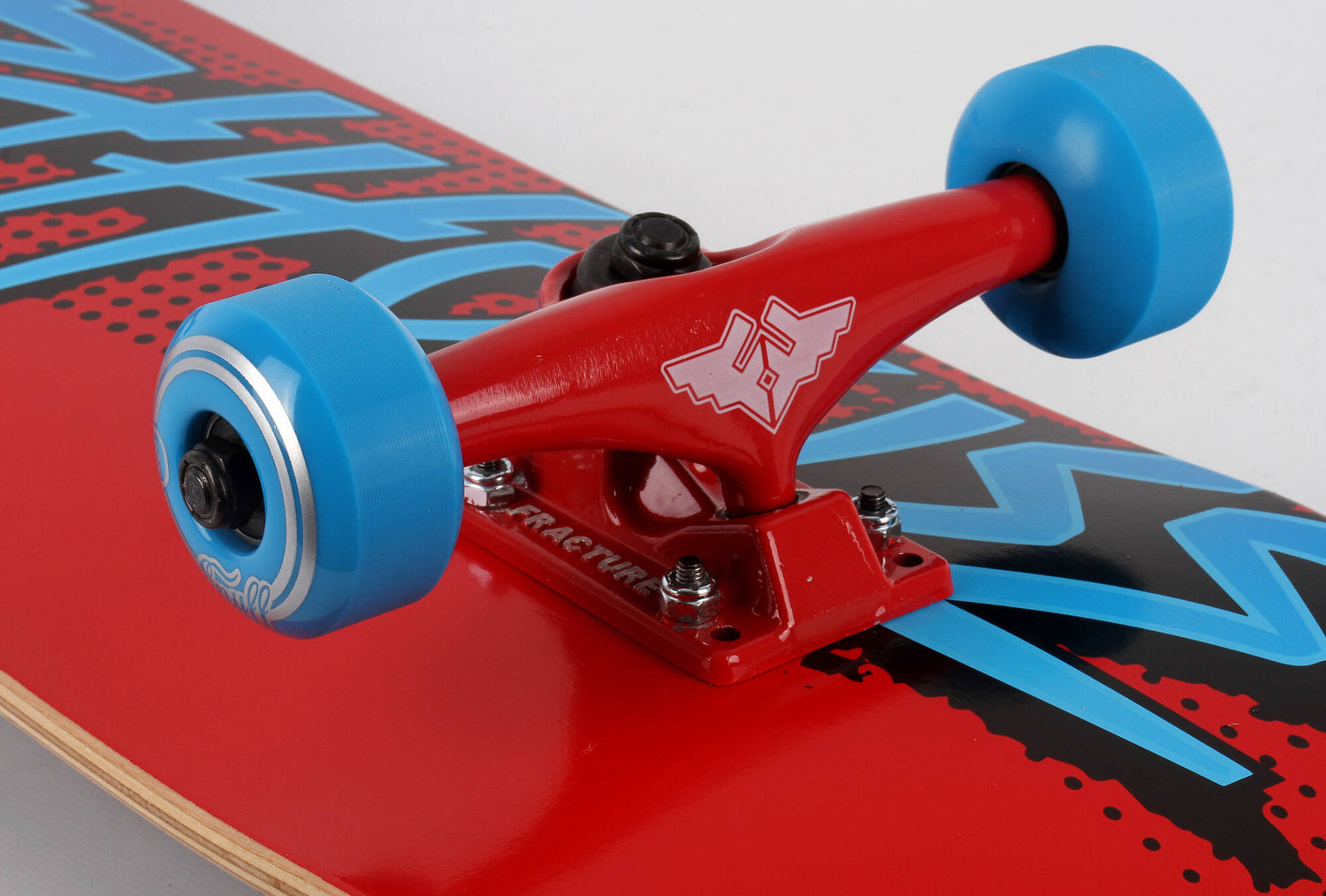Birdhouse Splatter Logo Custom Skateboard - Red/Blue 8.25''