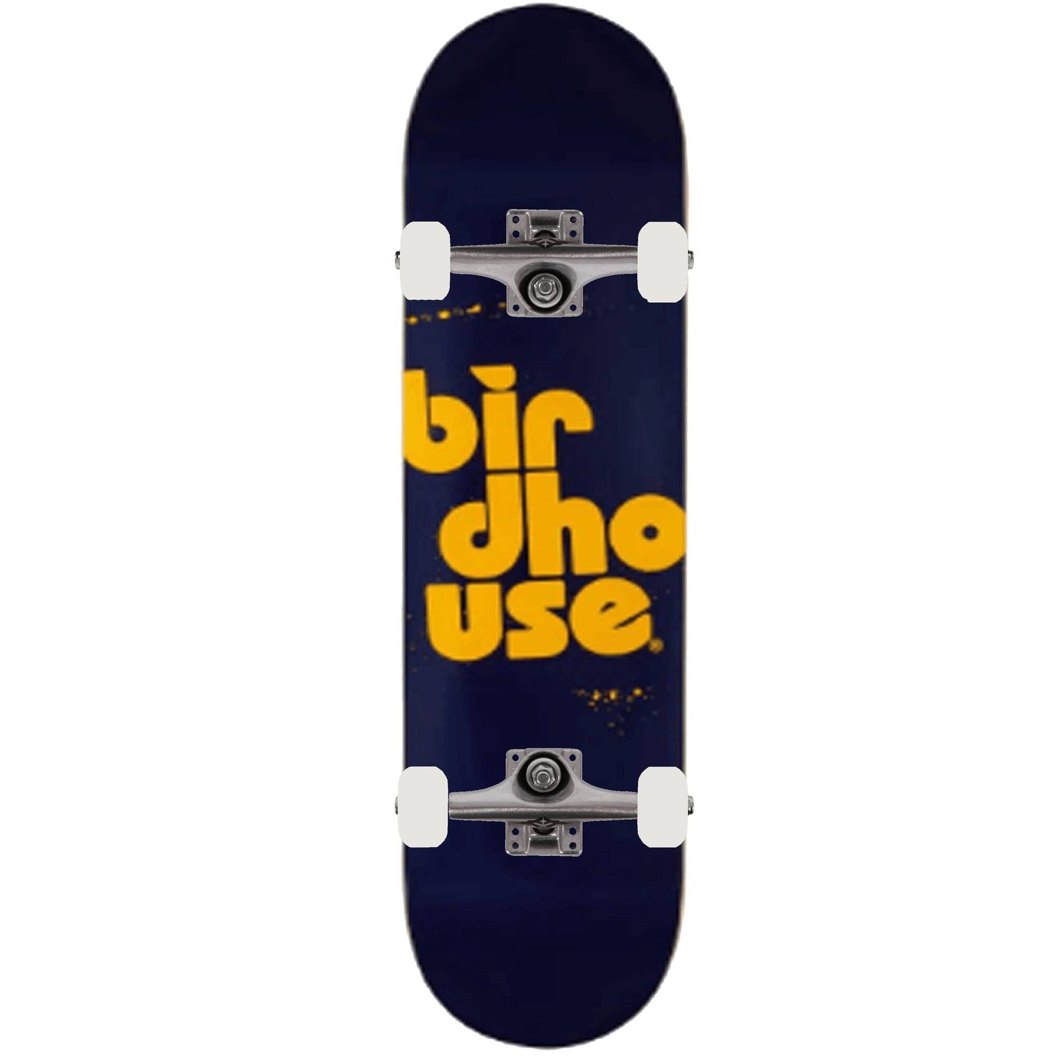 Birdhouse Stacked Spray Custom Skateboard - Navy 7.75''