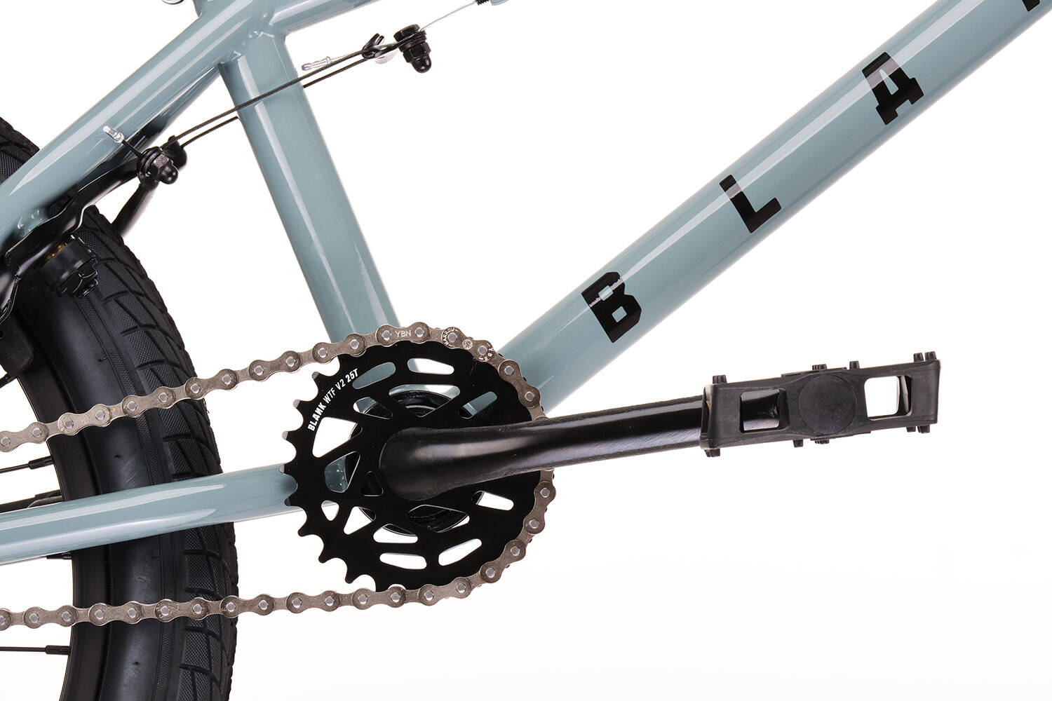Blank Hustla 18" Complete BMX - Battleship Grey