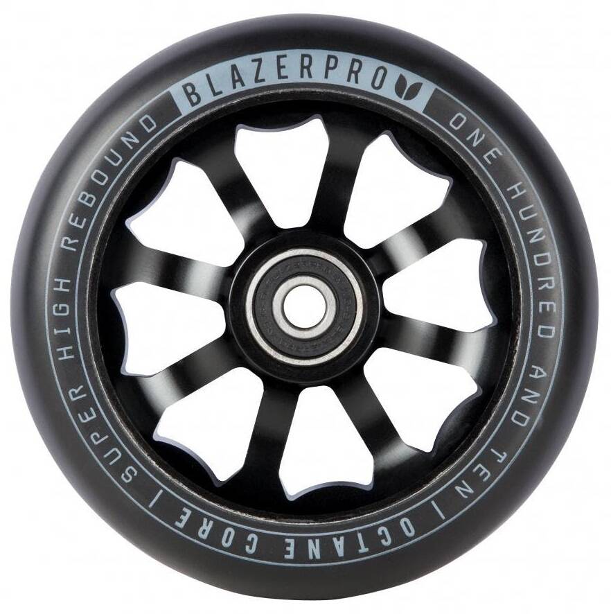 Blazer Pro Octane 110mm Scooter Wheel w/ABEC 9 Bearings - Black