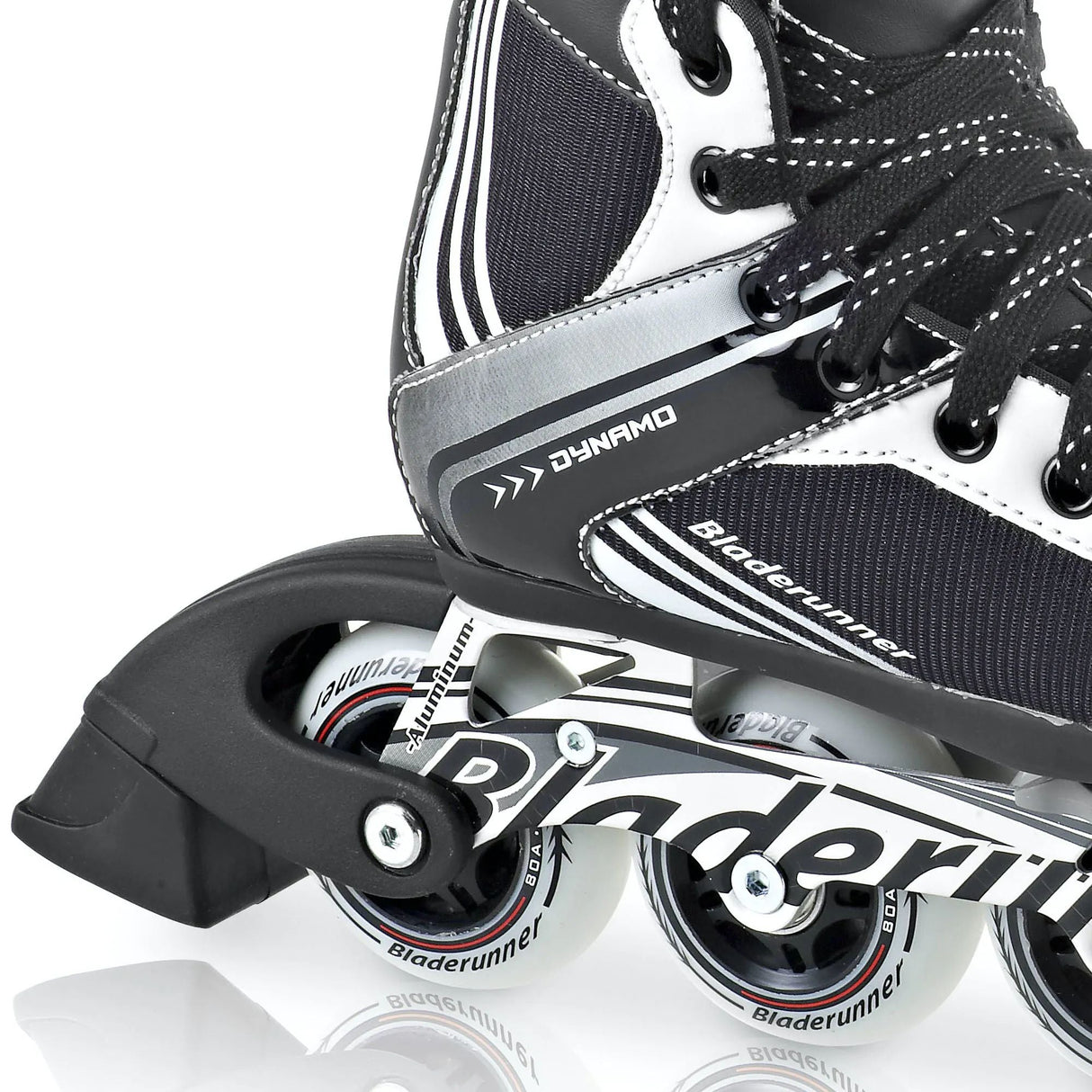 Bladerunner Dynamo Jr Adjustable Hocky Inline Skates - Black