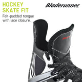 Bladerunner Dynamo Jr Adjustable Hocky Inline Skates - Black