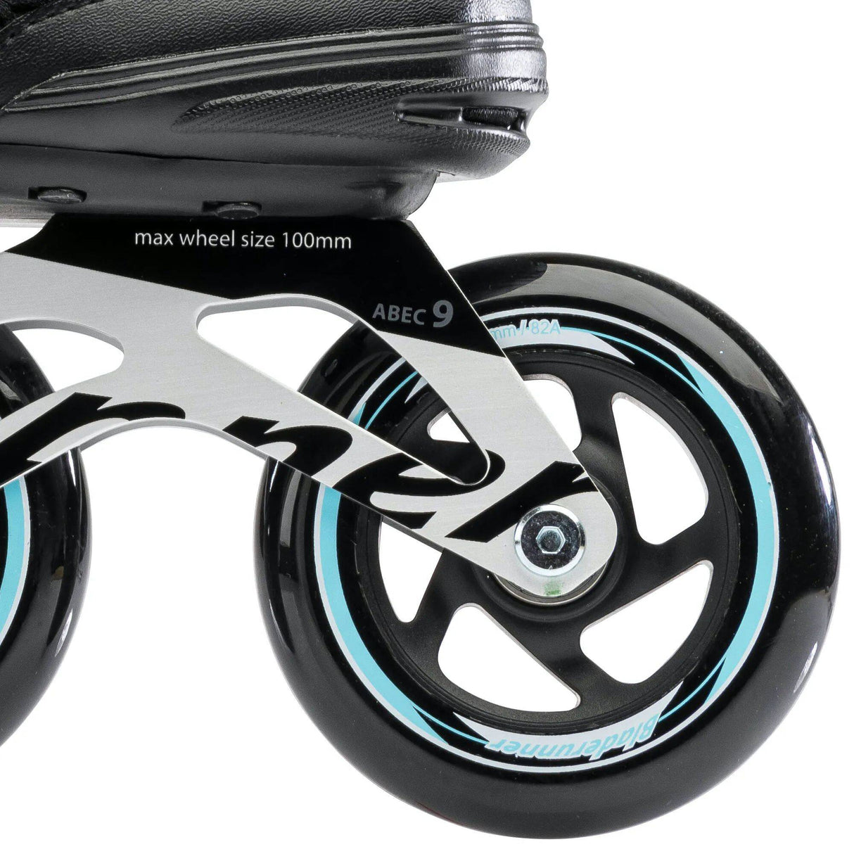 Bladerunner Formula 100 W Inline Skates - Black/Light Blue