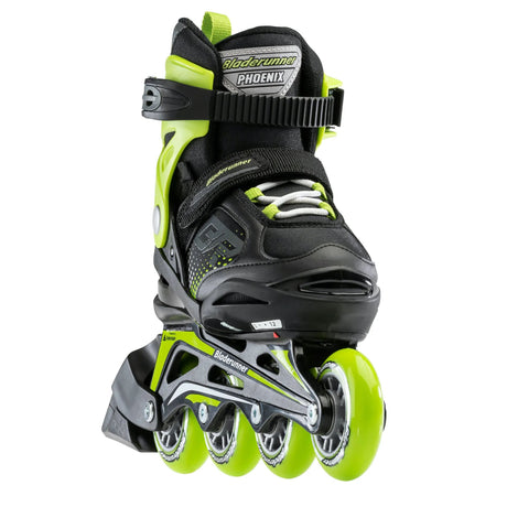 Bladerunner Phoenix Adjustable Inline Skates - Black/Green