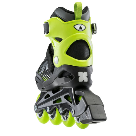 Bladerunner Phoenix Adjustable Inline Skates - Black/Green