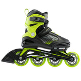 Bladerunner Phoenix Adjustable Inline Skates - Black/Green