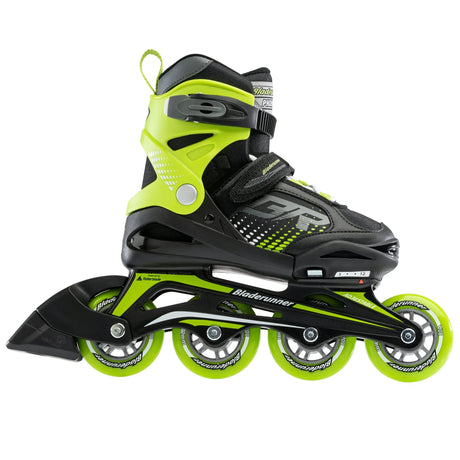 Bladerunner Phoenix Adjustable Inline Skates - Black/Green