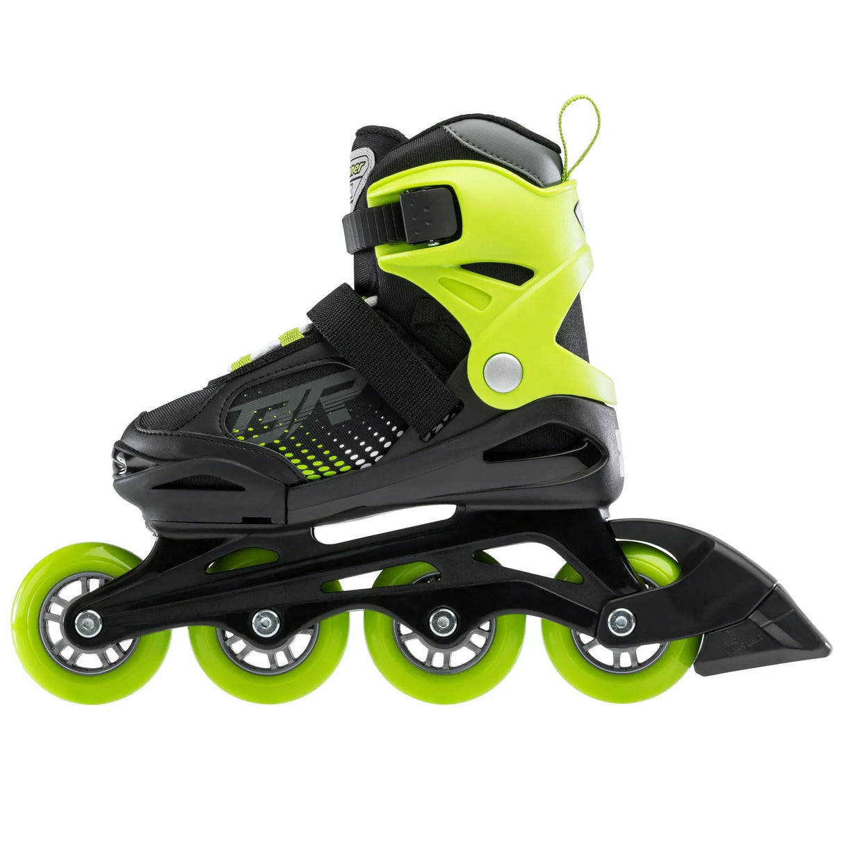 Bladerunner Phoenix Adjustable Inline Skates - Black/Green