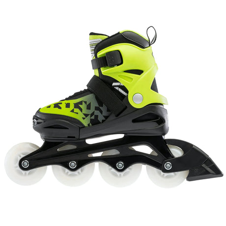 Bladerunner Phoenix Flash Adjustable Inline Skates - Black/Green