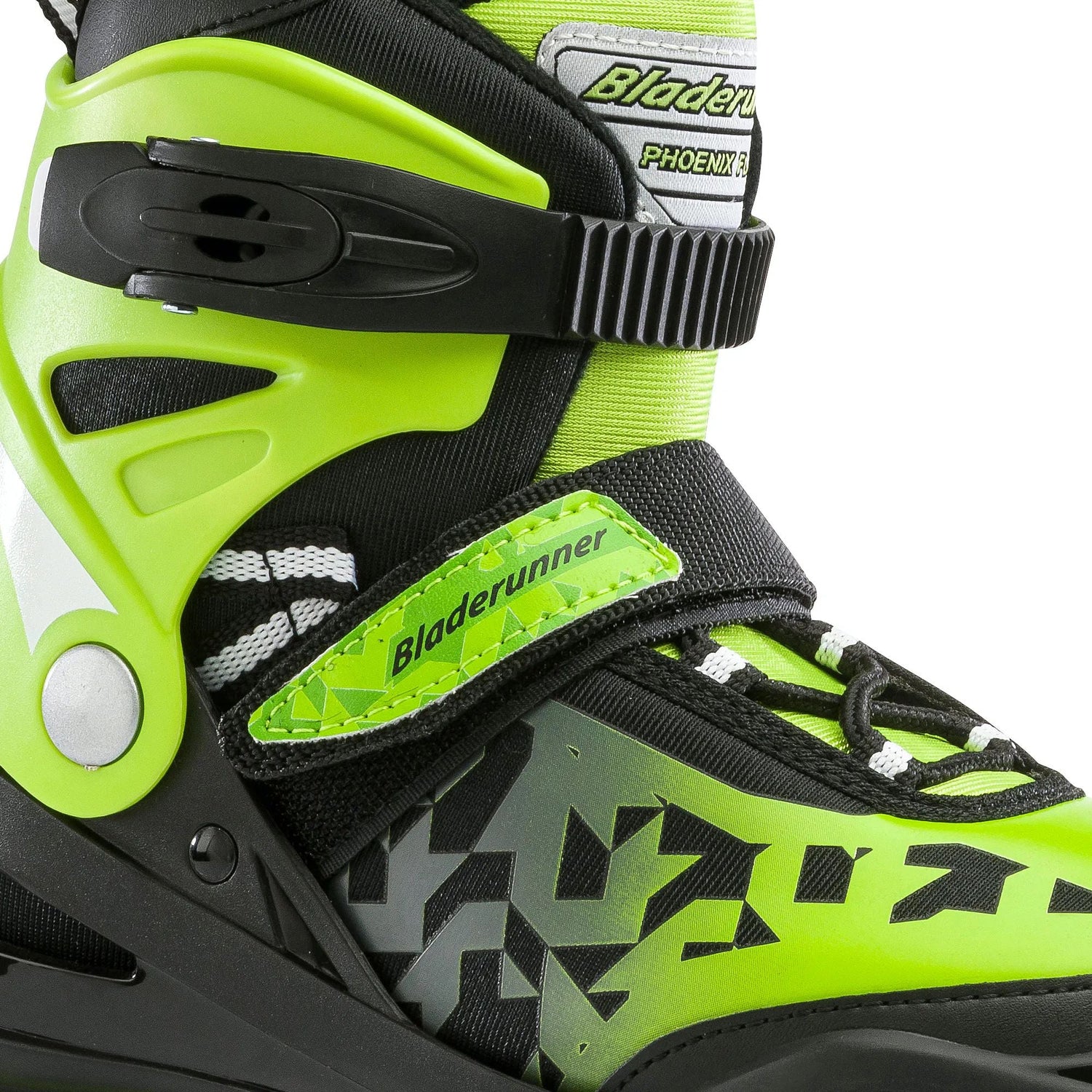 Bladerunner Phoenix Flash Adjustable Inline Skates - Black/Green