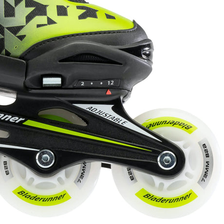 Bladerunner Phoenix Flash Adjustable Inline Skates - Black/Green