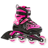 Bladerunner Phoenix Flash G Adjustable Inline Skates - Black/Pink