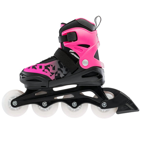 Bladerunner Phoenix Flash G Adjustable Inline Skates - Black/Pink