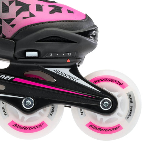 Bladerunner Phoenix Flash G Adjustable Inline Skates - Black/Pink