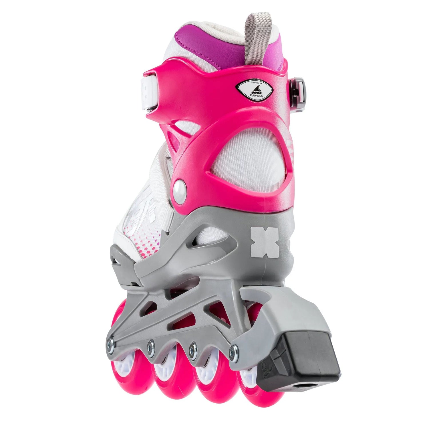 Bladerunner Phoenix G Adjustable Inline Skates - White/Fuchsia