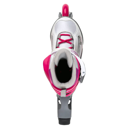 Bladerunner Phoenix G Adjustable Inline Skates - White/Fuchsia