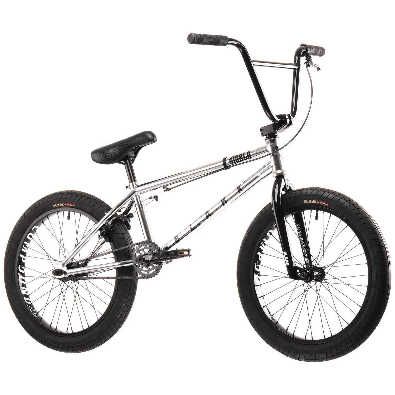 Blank Diablo 20'' Complete BMX - Nickel Silver