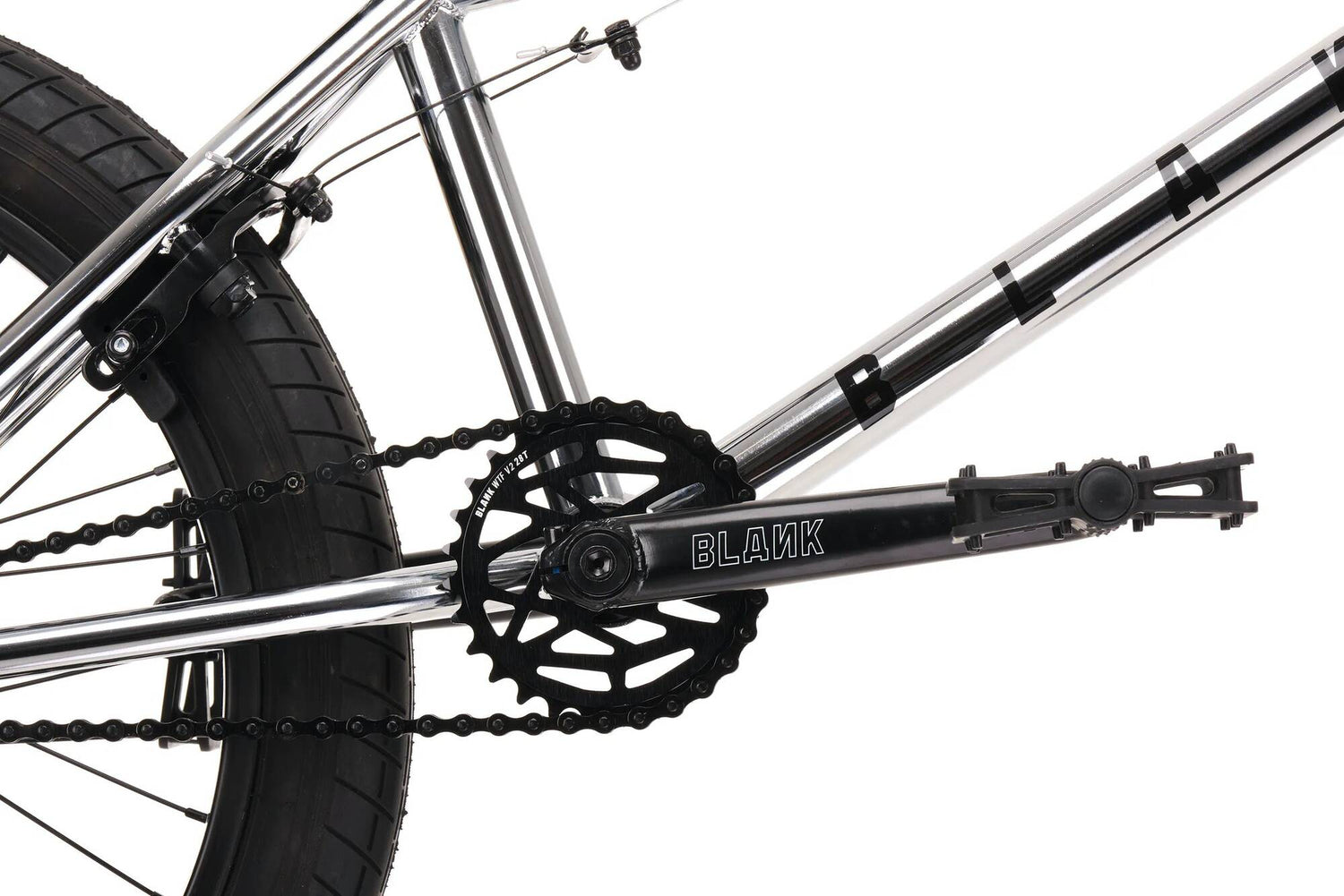 Blank Diablo 20'' Complete BMX - Nickel Silver