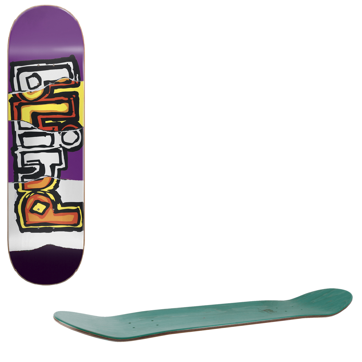 Blind OG Ripped Skateboard Deck - Purple 8"