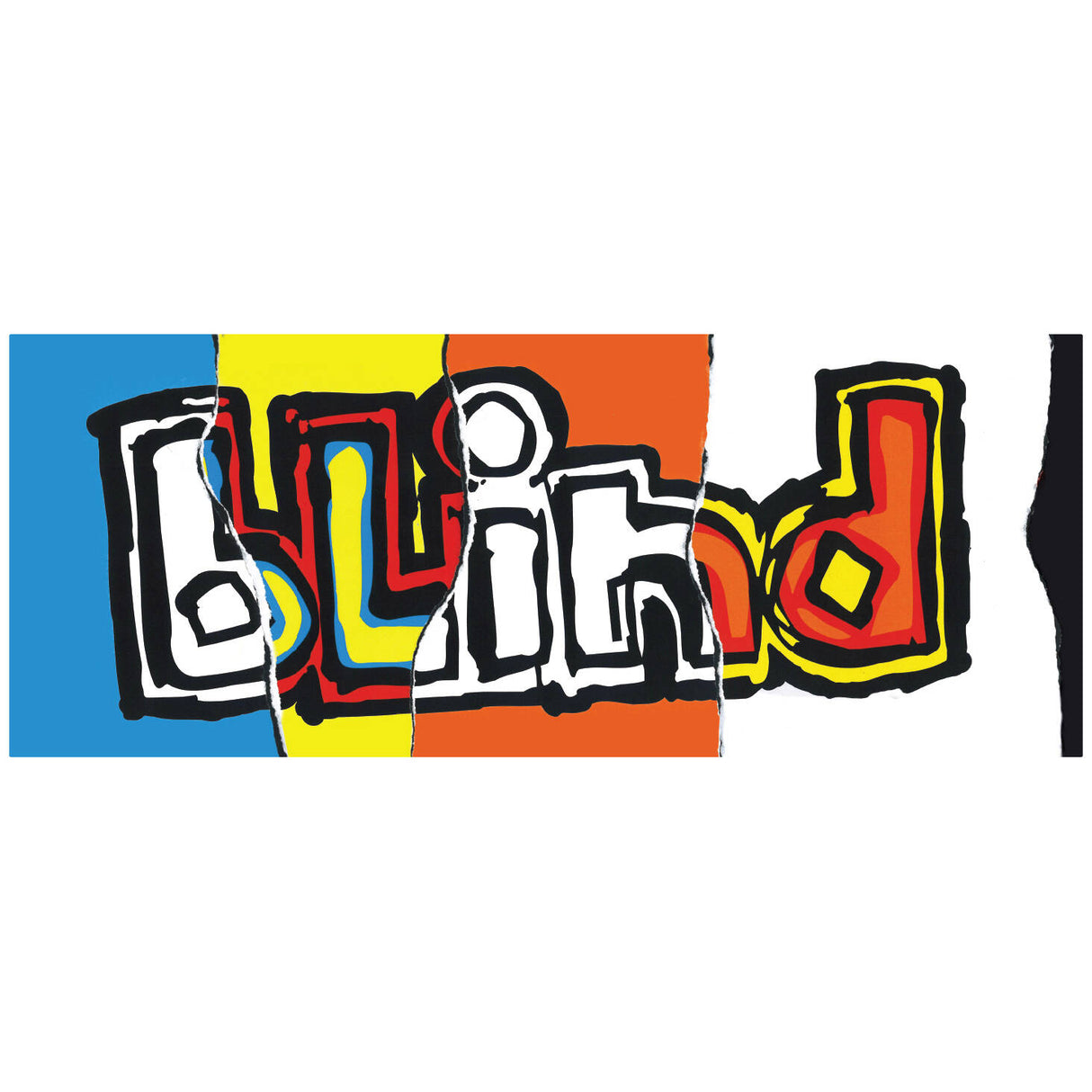 Blind OG Ripped Skateboard Sticker - Multi