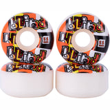 Blind OG Ripped Skateboard Wheels - Red/Orange 51mm