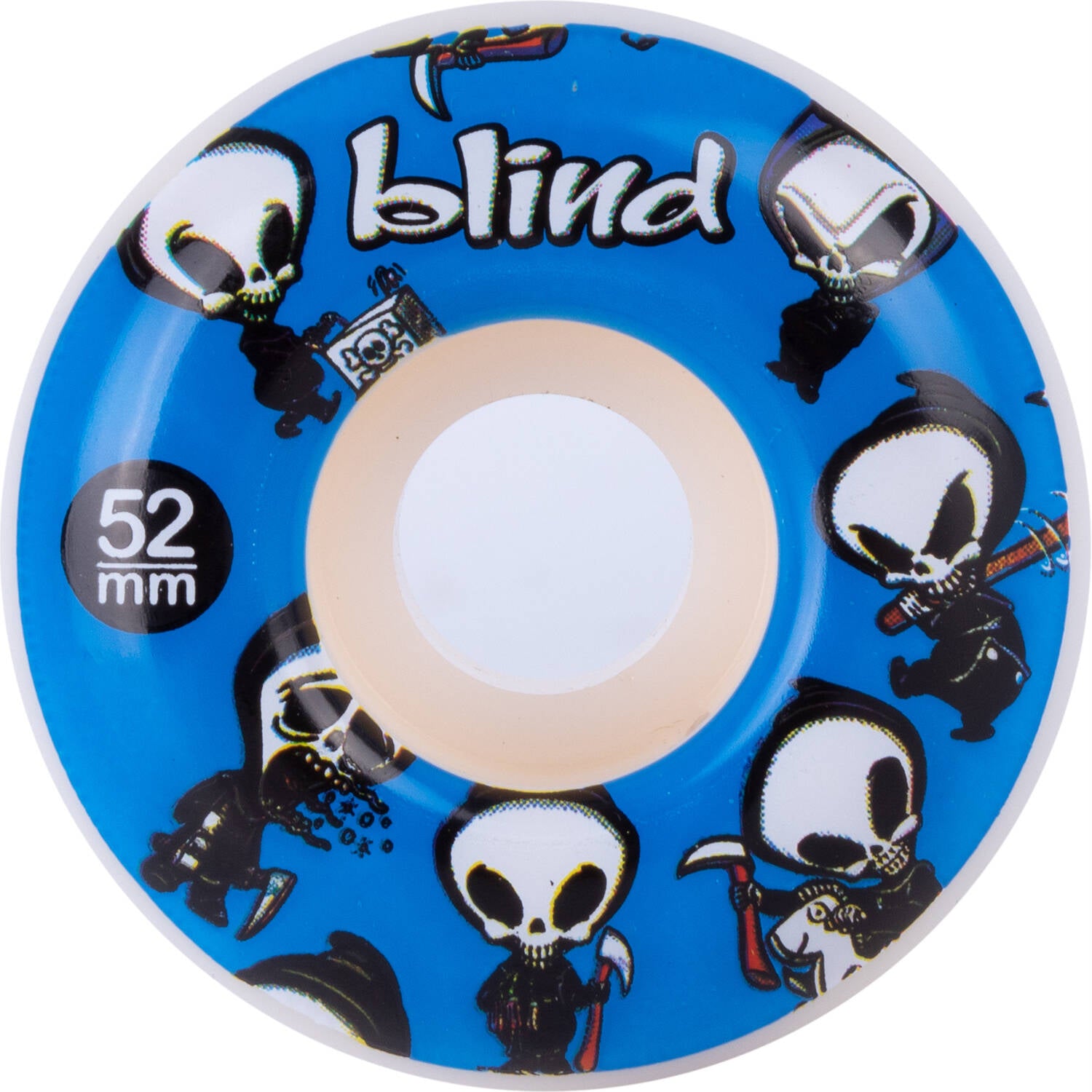 Blind Reaper Wallpaper Skateboard Wheels - Blue 52mm