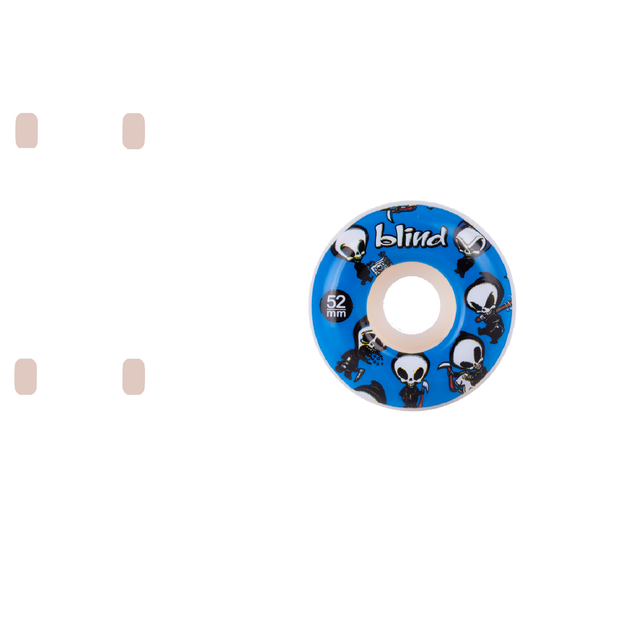 Blind Reaper Wallpaper Skateboard Wheels - Blue 52mm