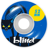 Blind Nine Lives Skateboard Wheels - Blue 52mm