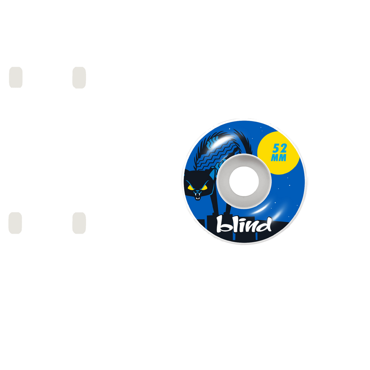 Blind Nine Lives Skateboard Wheels - Blue 52mm