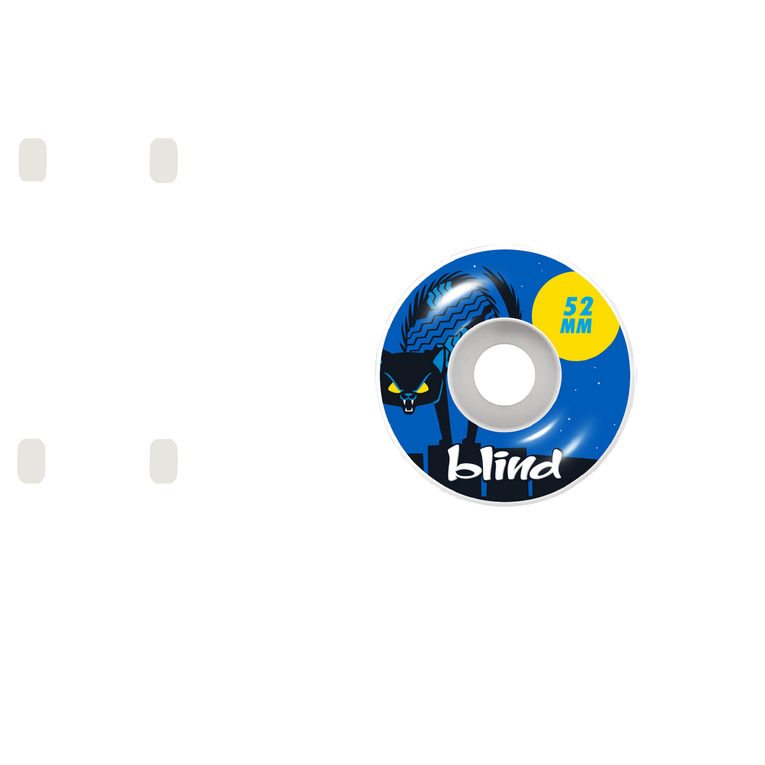 Blind Nine Lives Skateboard Wheels - Blue 52mm