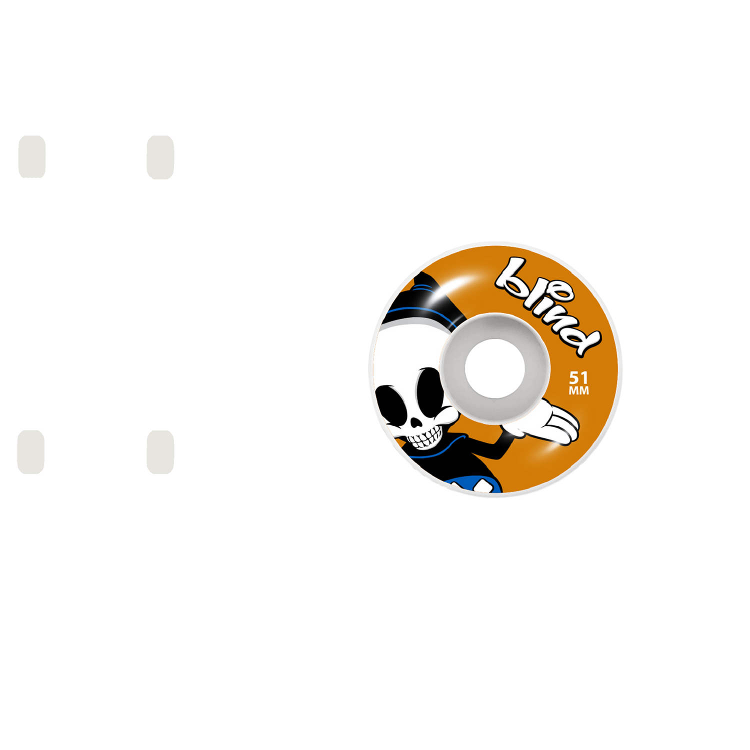 Blind Reaper Character Skateboard Wheels - Orange 51mm