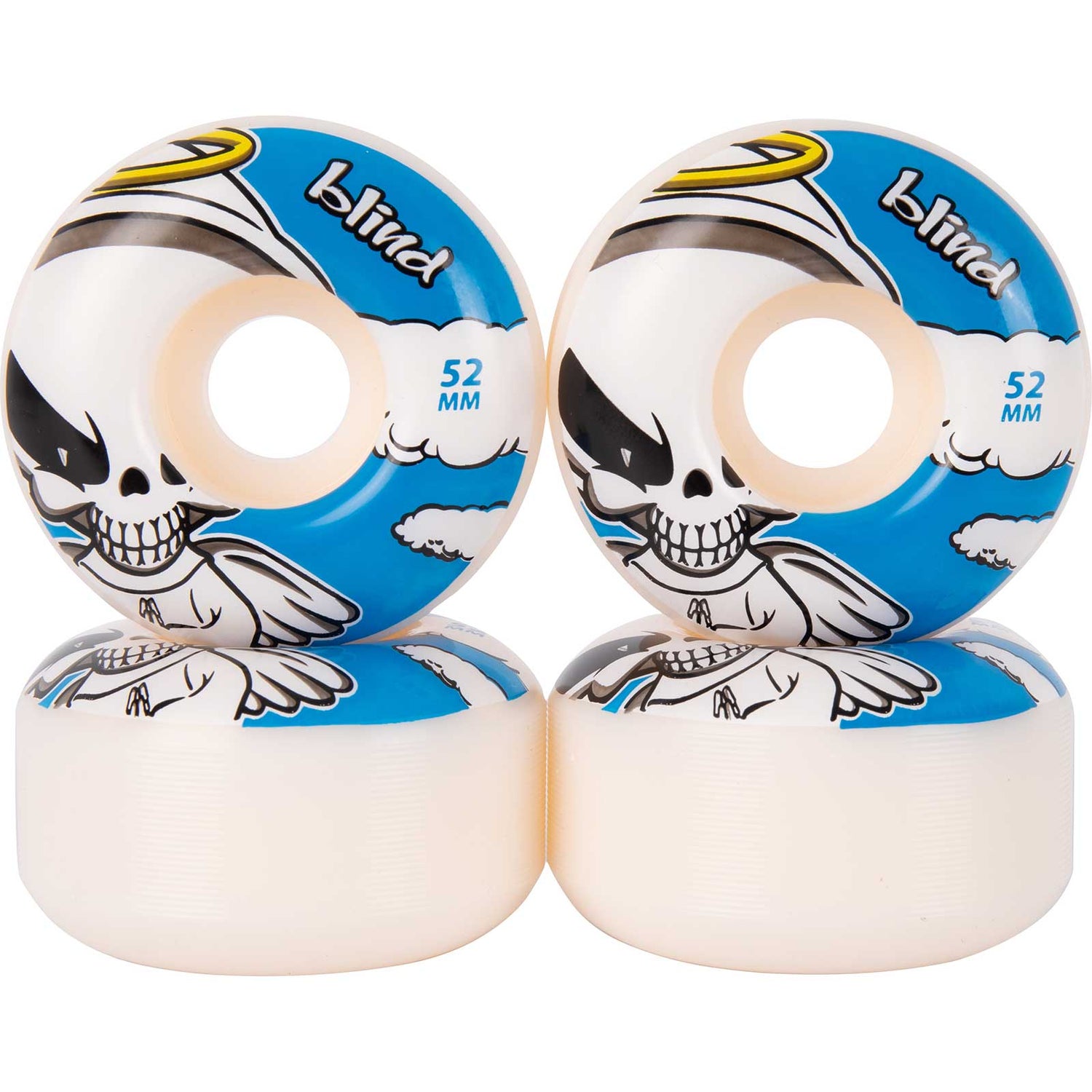 Blind Angel Reaper Skateboard Wheels - Blue 52mm