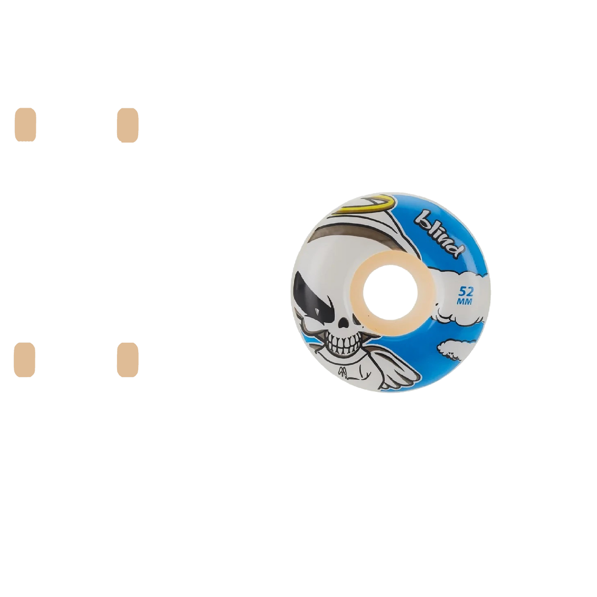 Blind Angel Reaper Skateboard Wheels - Blue 52mm