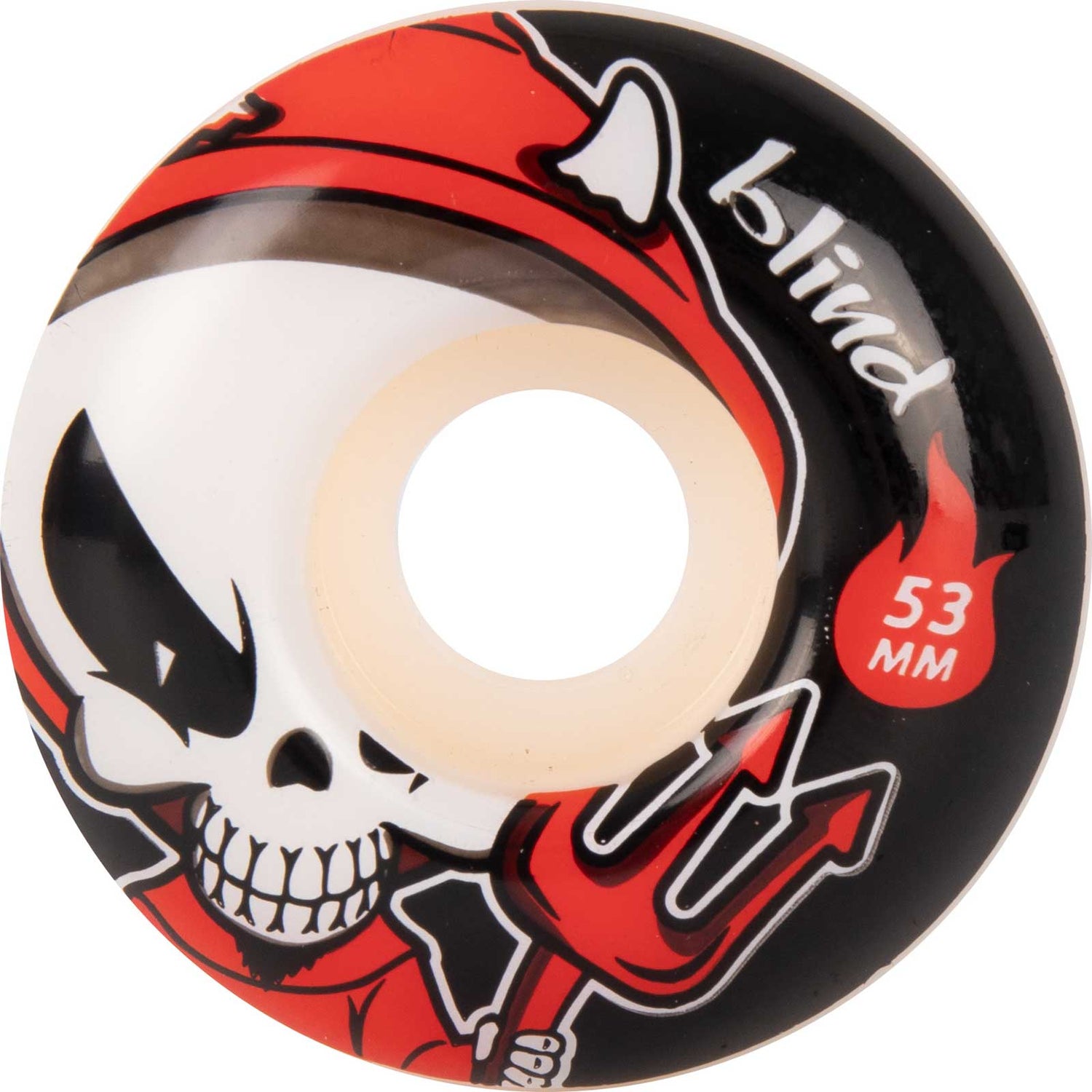 Blind Devil Reaper Skateboard Wheels - Red 53mm