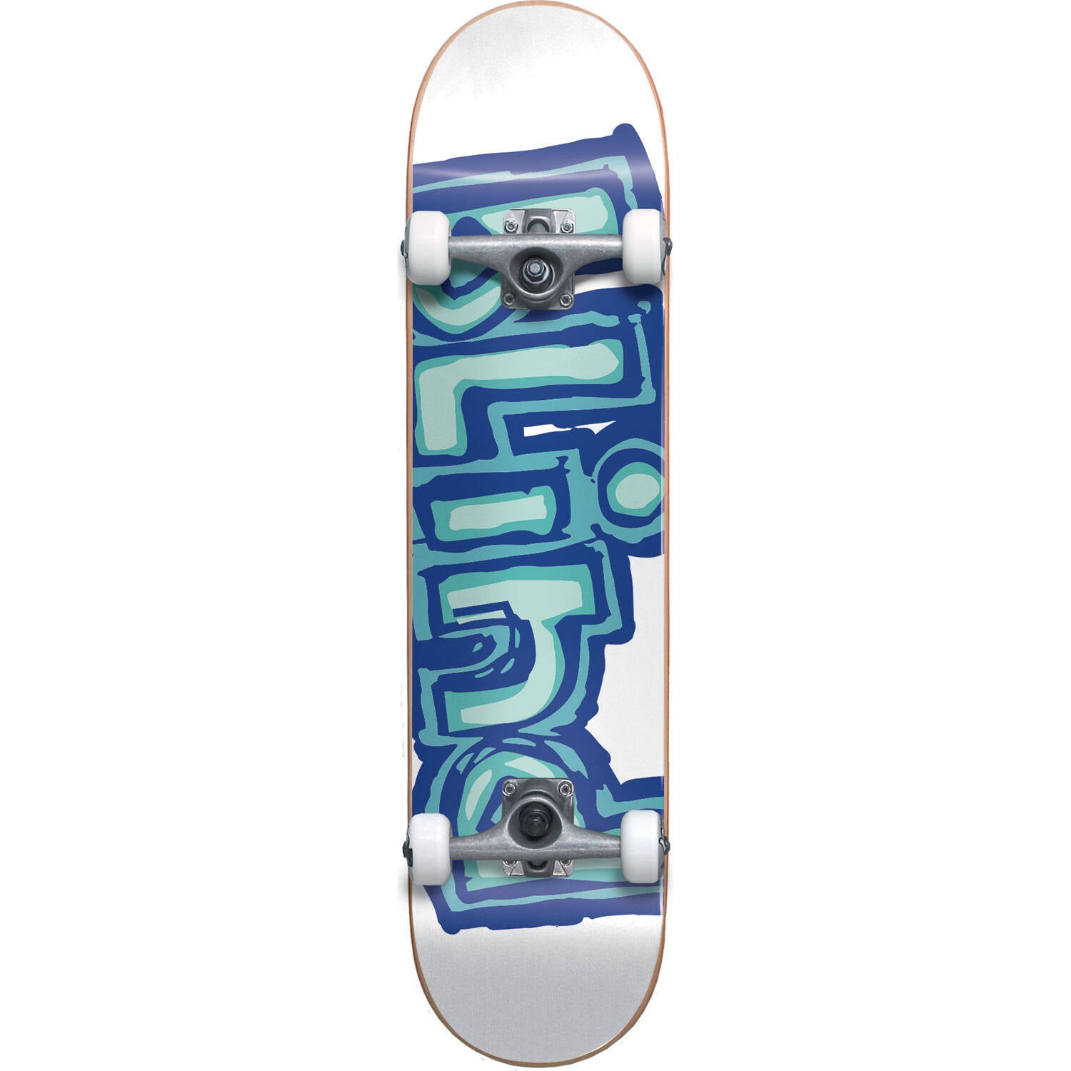 Blind Matte OG Logo Complete Skateboard - Blue/Teal 7.75"