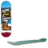 Blind OG Ripped Skateboard Deck - Light Blue/Red 8"