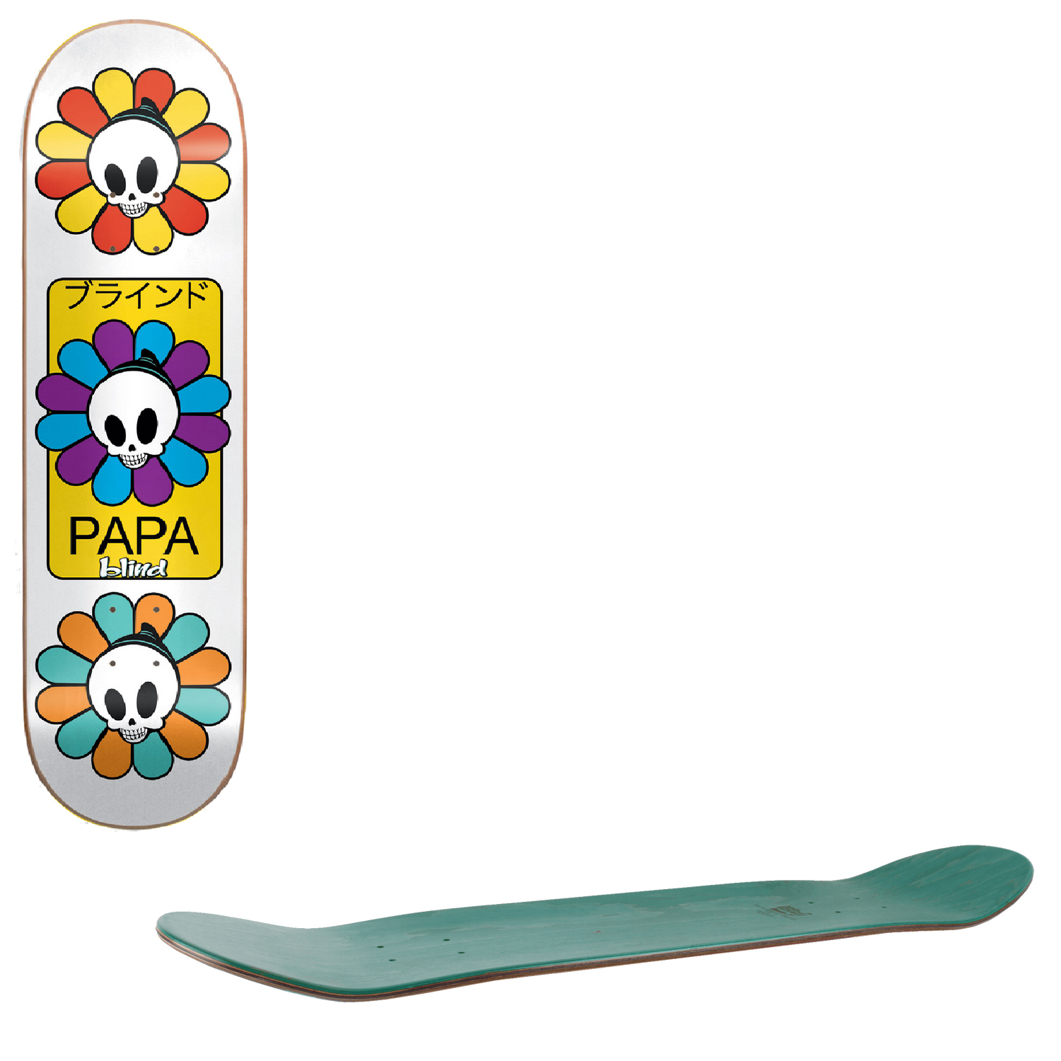 Blind Reaper Bloom Skateboard Deck - Papa 8"