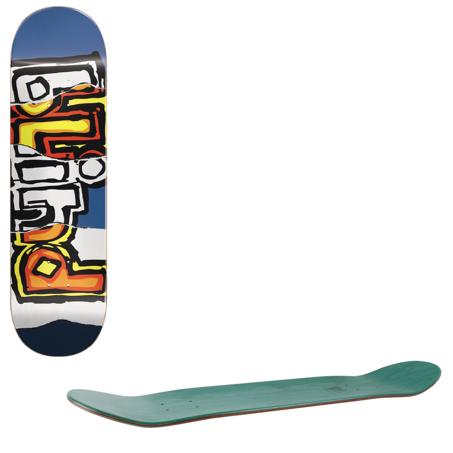 Blind OG Ripped Skateboard Deck - Dark Blue 8.25"