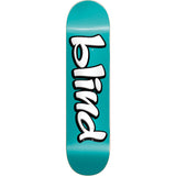 Blind Vintage Logo Skateboard Deck - Teal 7.75"