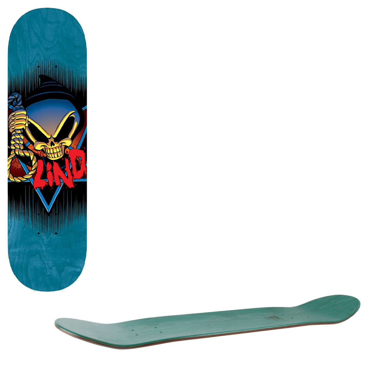 Blind Classic Noosegram Skateboard Deck - Blue 8.5"