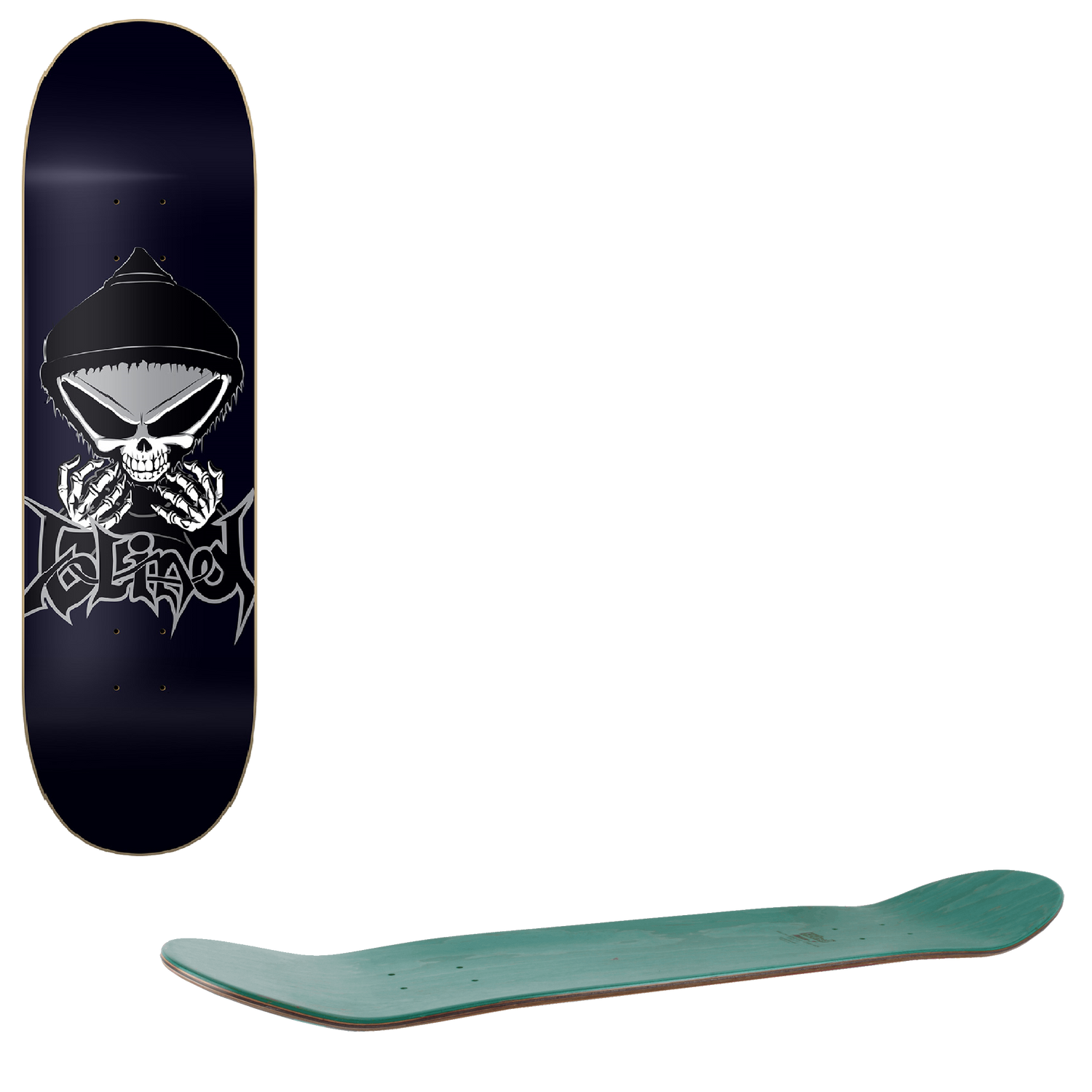 Blind Classic Venom Skateboard Deck - Black 8.5"